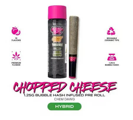Bodega Boyz - Chem Dawg | Chopped Cheese Bubble Hash Hole Preroll Main Image