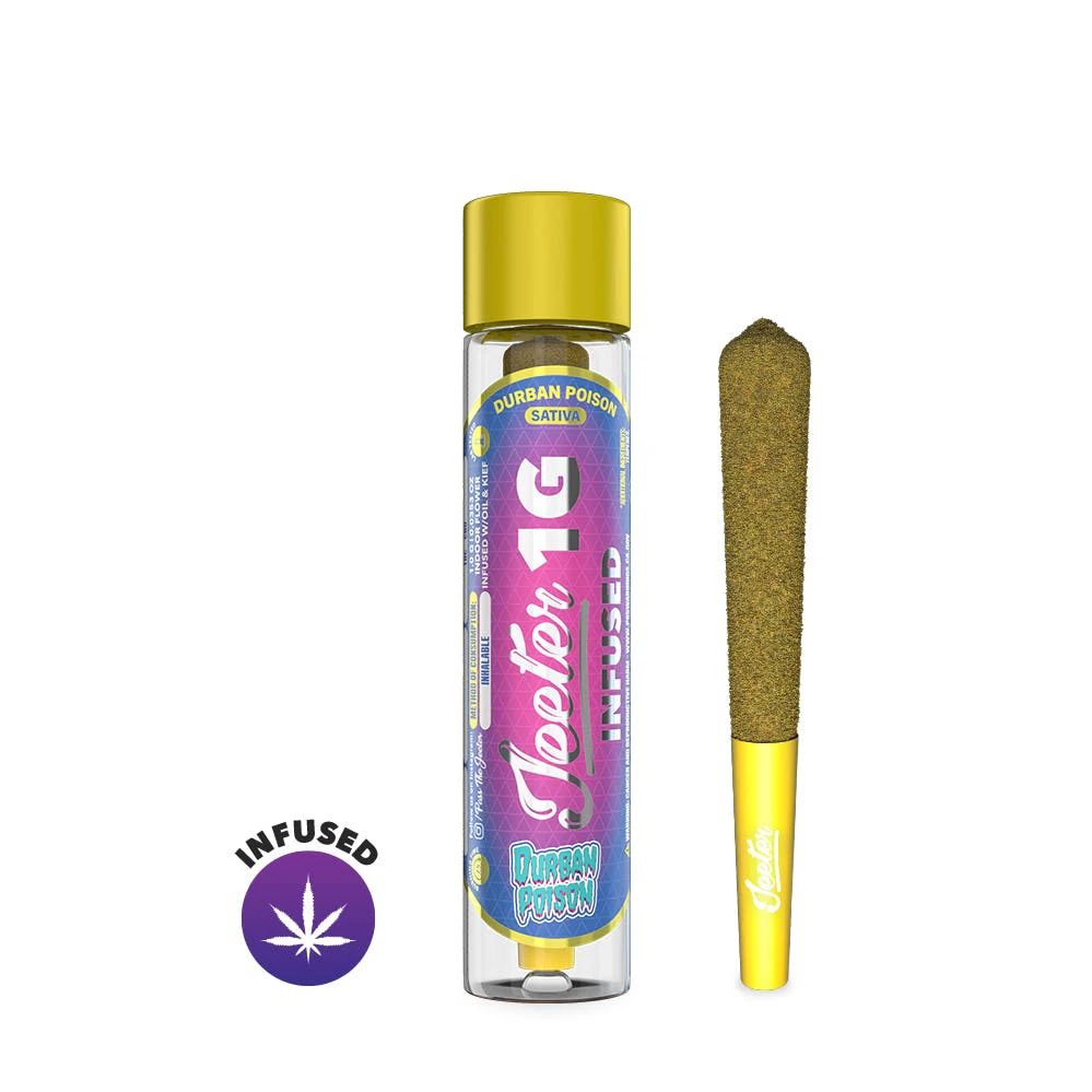 Jeeter - JEETER - Infused Preroll - Durban Poison - Liquid Diamonds - 1G Main Image