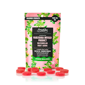 SMOKIEZ - SMOKIEZ WATERMELON HYBRID GUMMY 1000MG