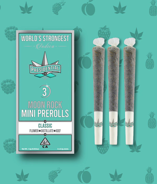 Presidential - Classic Moon Rock Mini Prerolls 3pk (1.5g) Main Image