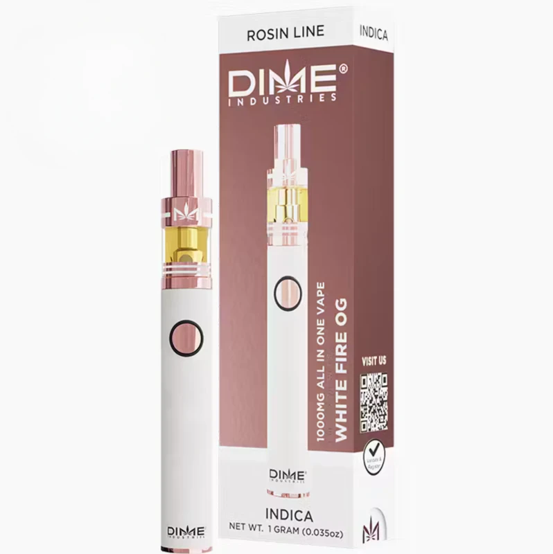 Dime Industries - DIME INDUSTRIES: White Fire OG Live Rosin 0.6g AIO (I) Main Image