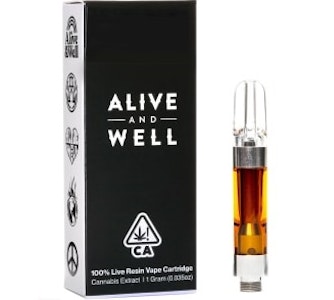 ALIVE AND WELL: MENDO WALKER 1G LIVE RESIN CART