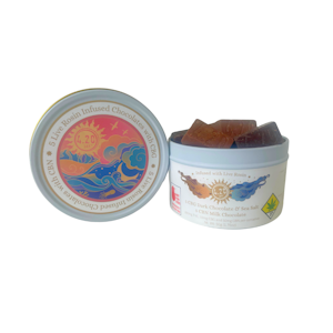 420 Mini - 420 Mini | Day and Night Live Rosin Chocolates| DOH | 10pk | Milk Chocolate CBN : Dark Chocolate Sea Salt CBG