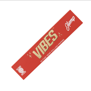 Vibes - (VH001) Vibes | King Size Hemp Papers | 33 pack