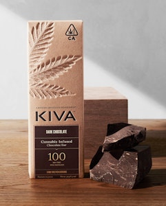 Kiva - Kiva Bar Dark Chocolate 100mg