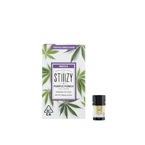 STIIIZY - Stiiizy - Half Gram Pod - Indica - Purple Punch - Tropical Punch Flavor - (0.5g)