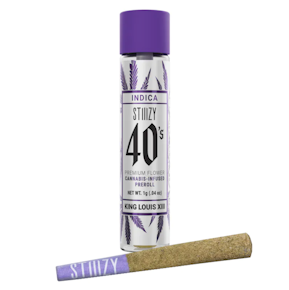 Stiiizy | 40's | King Louis XIII | Infused Preroll | 1g