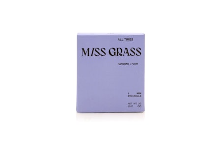 MISS GRASS - Miss Grass | 5 pack .4g | All Times Blend | 2g