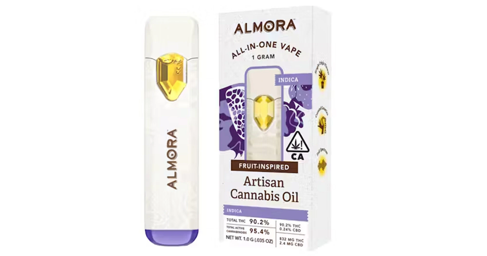 ALMORA FARMS - Almora - Grape Ape AIO - 1g Main Image