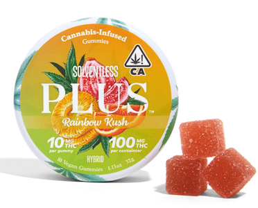 PLUS Gummies - PLUS Gummies - Solventless - Rainbow Kush 100mg