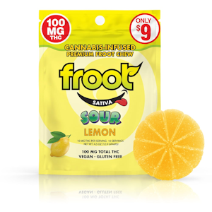 FROOT - Froot - Edibles - Gummy - Sour Lemon - 100MG