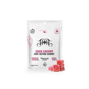 HEAVY HITTERS - HEAVY HITTERS: SOUR CHERRY 100MG FAST-ACTING GUMMIES