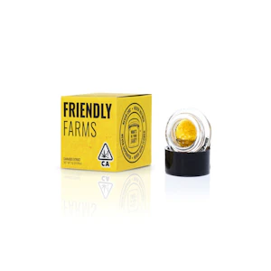 FRIENDLY BRAND - Sour Tangie | 1G Live Resin | Friendly Farms