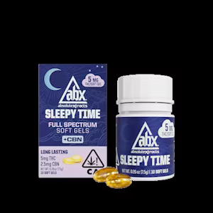 ABX - ABX | 5MG SLEEPY TIME SOFT GELS 2:1 THC/CBN - 10PK | CAPSULE