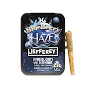 WCC - Infused Preroll - Blueberry Haze - Jefferey Diamonds - 5PK - 3.25G