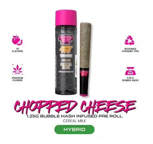 Bodega Boyz - Cereal Milk | Chopped Cheese Bubble Hash Hole Preroll Main Image