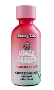 UNCLE ARNIE'S - [Uncle Arnie's] THC Shot - 100mg - Strawberry Kiwi (H)