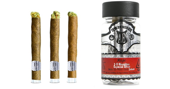 EL BLUNTO - El Blunto - Rojo Especial Silver Hash Infused Blunts - 3ct