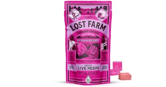 Lost Farm - Strawberry Pink Jesus Live Resin Fruit Chews - 100mg