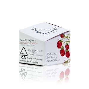 WYLD - WYLD - Edible - Raspberry - Gummies - 100MG