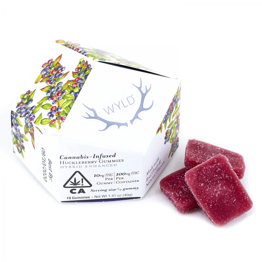 WYLD - WYLD - Huckleberry Gummies 100mg Main Image