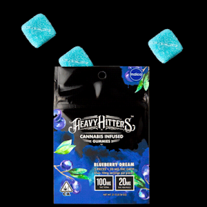 Heavy Hitters - Heavy Hitters Gummy 100mg Blueberry Dream $22