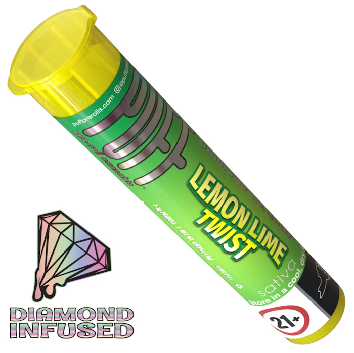 PUFF - Puff 1.00g Diamond Infused Single PreRolls - Lemon Lime Twist Main Image