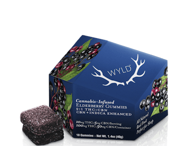 WYLD - Wyld Gummies Elderberry CBN 2:1
