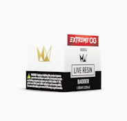 EXTREME OG LIVE RESIN BADDER 1G - WEST COAST CURE