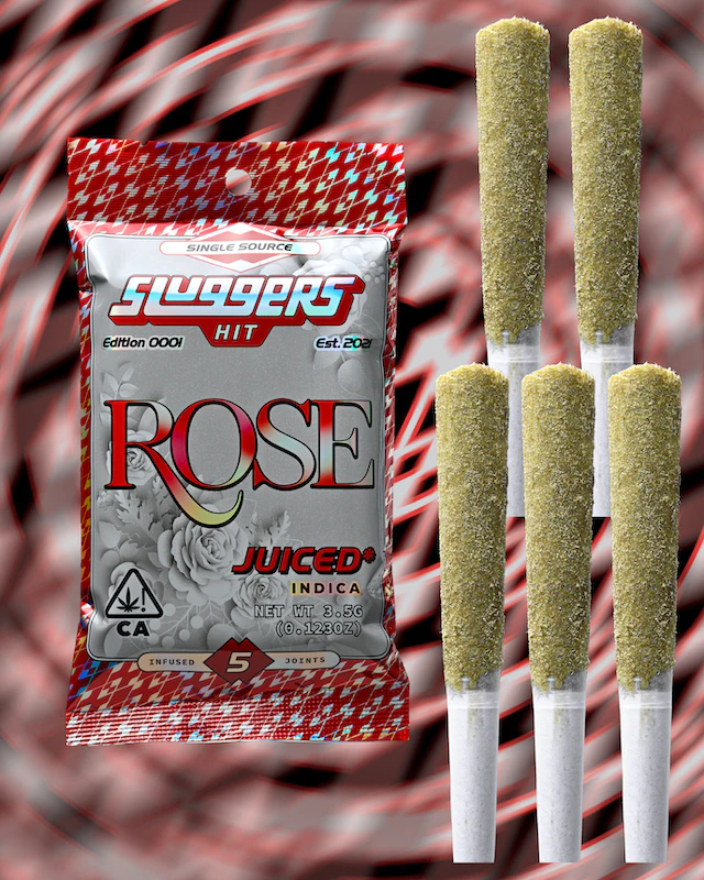 Sluggers Hit - 5pk - Rose - 3.5g (I) - Infused - Sluggers Main Image