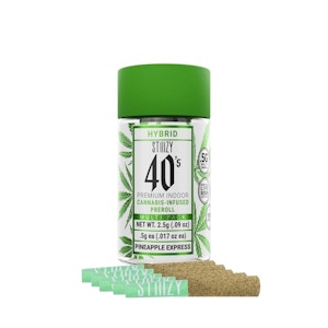 STIIIZY: 40s PINEAPPLE EXPRESS 2.5G MULTI PACK PREROLLS