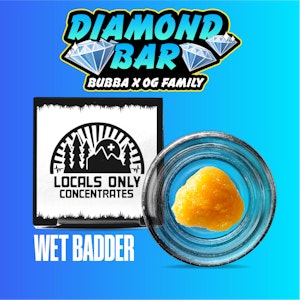 Locals Only - Locals Only  | Diamond Bar | 1g Wet Badder