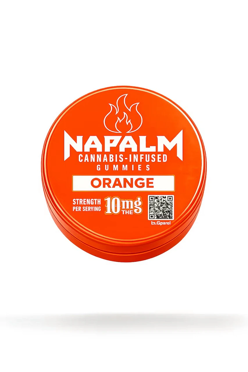 Napalm - Napalm | 10pk Gummies | Orange | 100mg Main Image