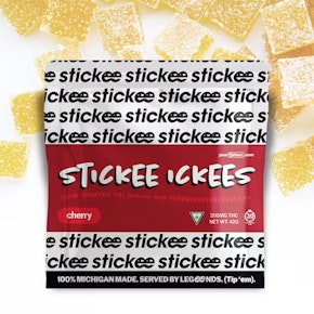 Stickee-ickees - Cherry 200MG (5x40MG)