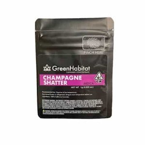 GREEN HABITAT - Green Habitat Champagne 1g Shatter 