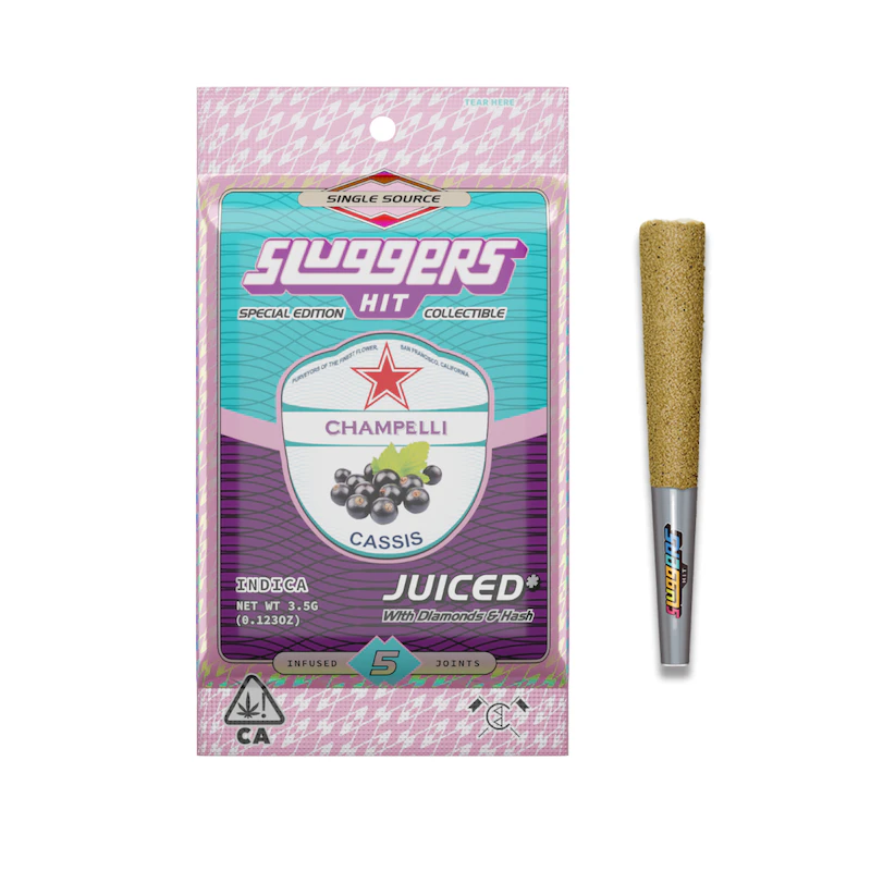 Sluggers Hit - 5pk - Champelli Cassis - 3.5g (I) - Infused - Sluggers x Champelli Main Image