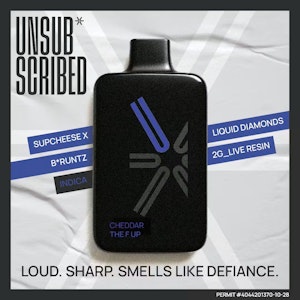 Detour - UNSUBSCRIBED | (2G) Liquid Diamond & Live Resin | Cheddar The F Up