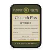 Cheetah Piss | Prerolls | 3.5g/7pk (Florist Farms)