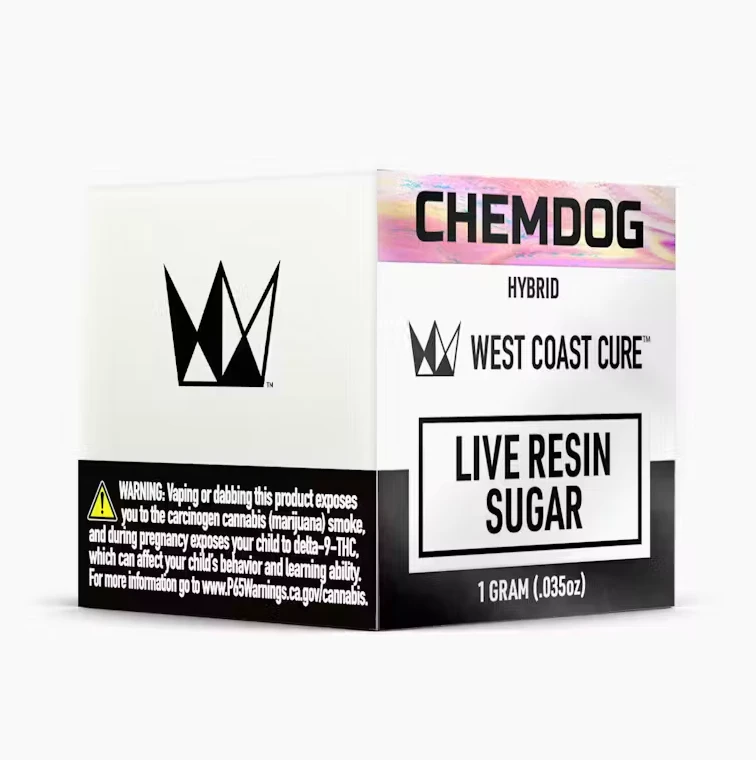 West Coast Cure - West Coast Cure - Live Resin Sugar - Hybrid - Chemdog - (1g) Main Image