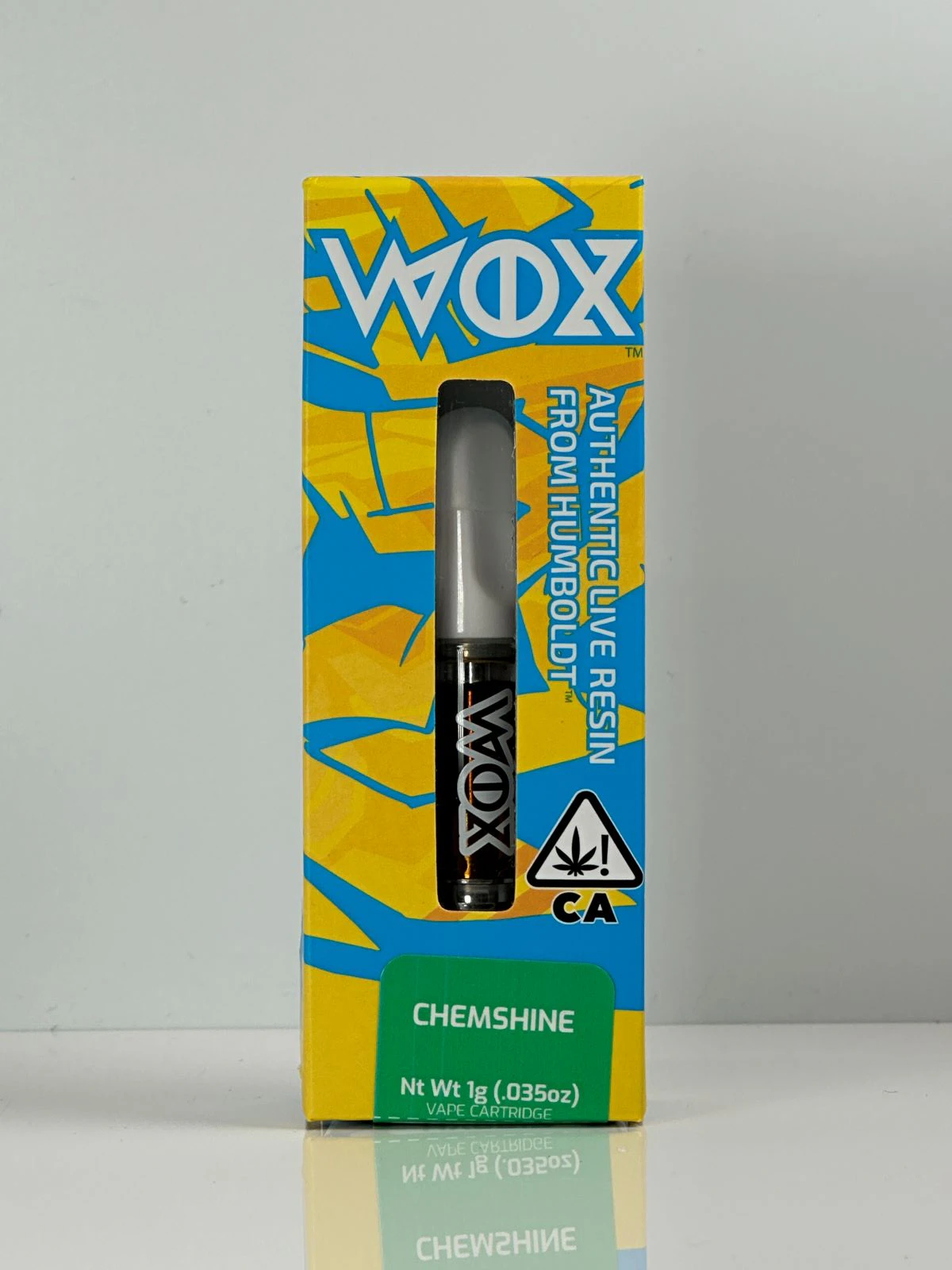 WOX EXTRACTS - Wox 1g Chemshine Live Resin Cartridge Main Image