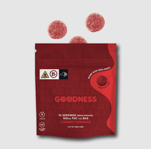 I AM GOODNESS - IAMGOODNESS- Cherry Gummies - 100mg / 10pk