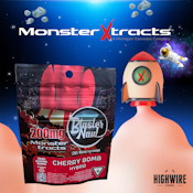 Monster BlasterNaut Gummies Cherry Bomb 200mg (Hybrid)