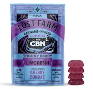 Lost Farm | Cherry Sundae x Thornyberry (1:1 THC:CBN) (I) - Gummies 20pk 100mg