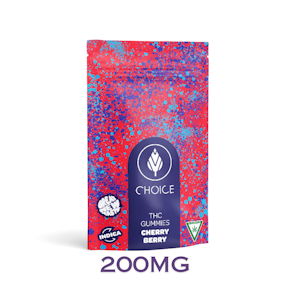 Choice Gummies - Cherry Berry (Indica) - 200mg