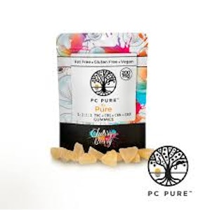 PC PURE - Cherry Berry 1:1:1:1 THC/CBG/CBN/CBD