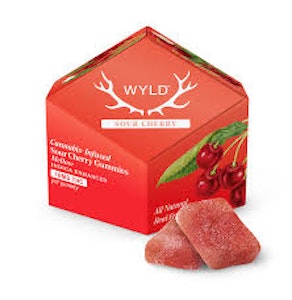 WYLD - Wyld Indica Sour Cherry Gummy 100mg
