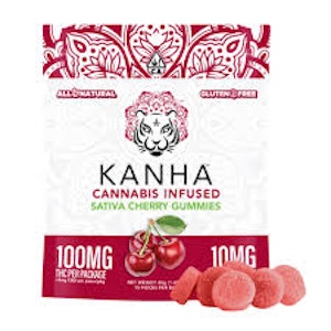 KANHA - Kanha - Cherry Sativa Gummies 100mg