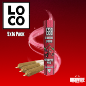 LOCO Cherry Pie Diamond Infused Preroll Pack (5x1g)