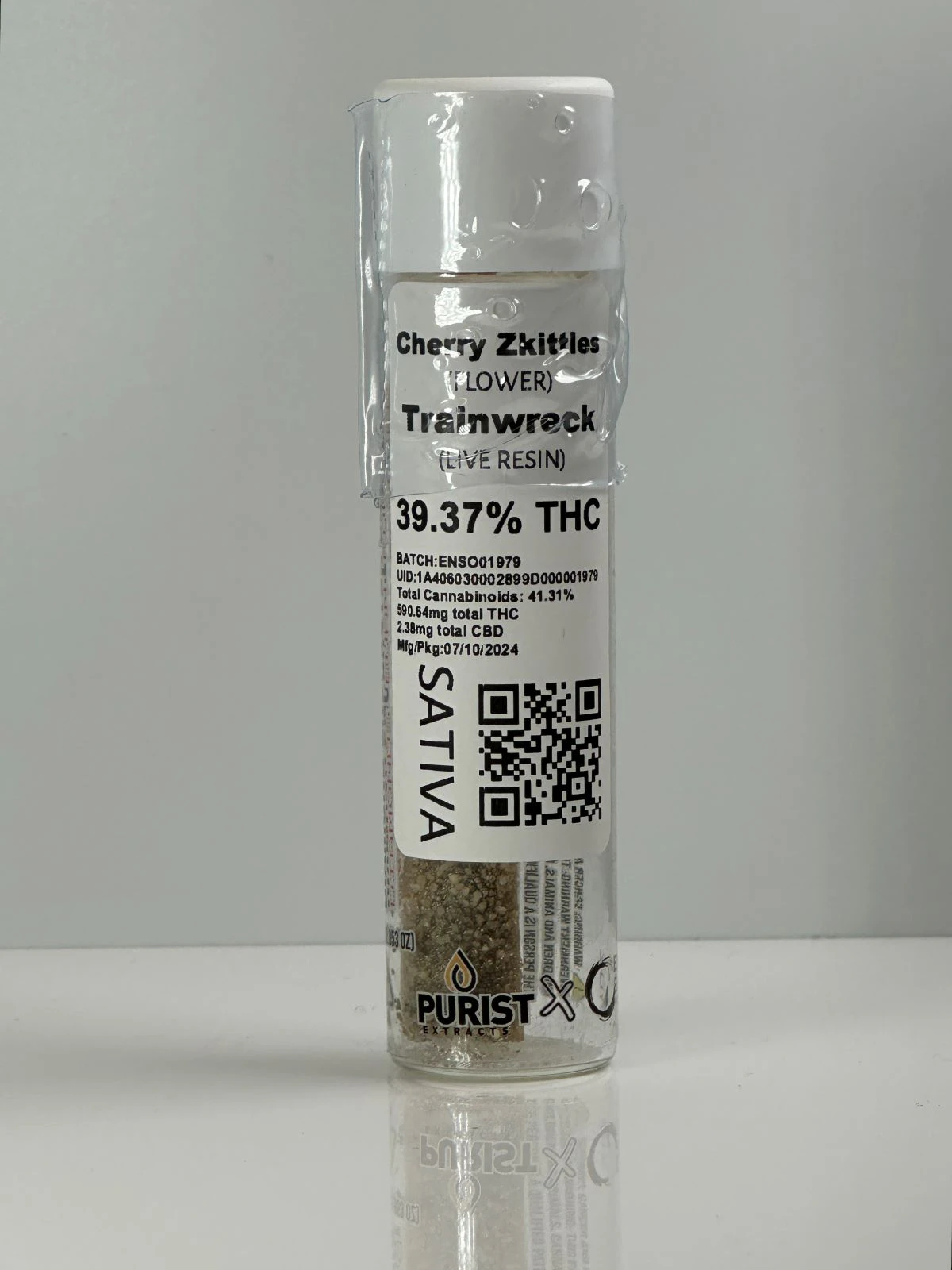Purist - Purist 1.5g Cherry Zkittlez x Trainwreck Infused Preroll Main Image