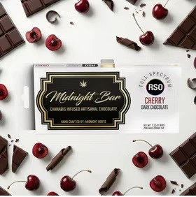 Midnight Roots - Midnight Roots - RSO Cherry Dark Chocolate - 200mg Main Image